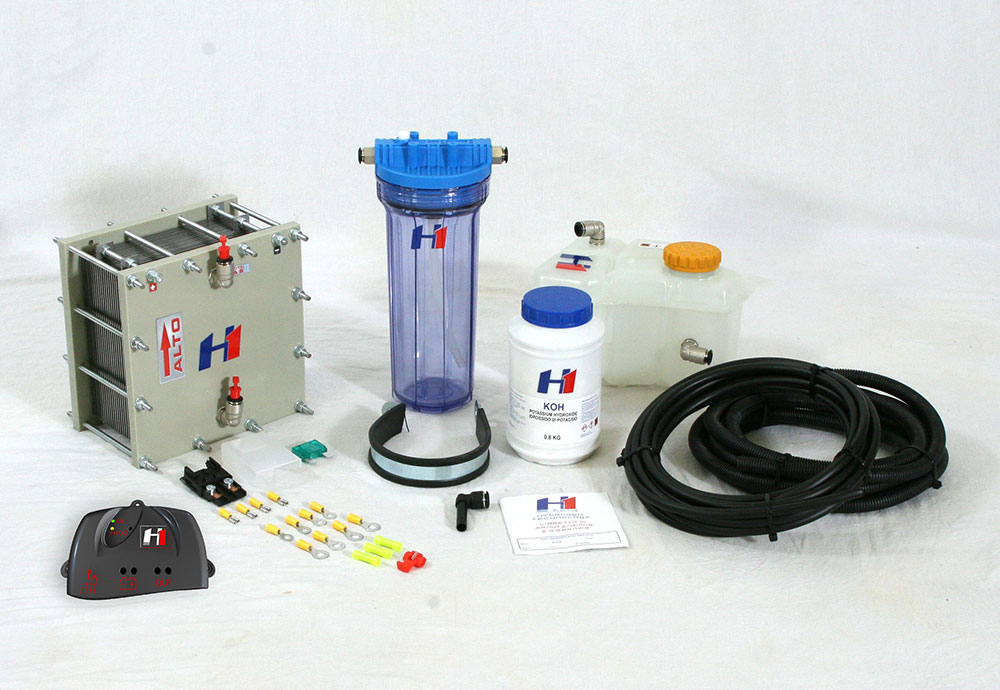 Kit generatore idrogeno ed ossigeno